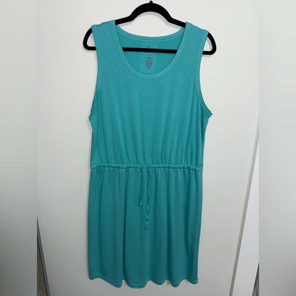 Teal Sleeveless Dress